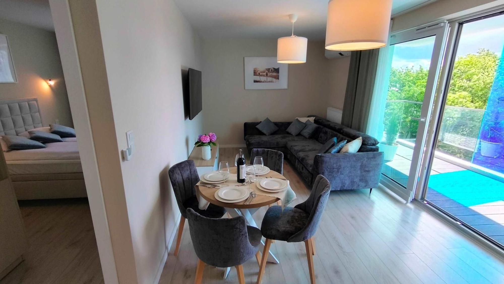 Cicha Przystan Apartamenty Whiteblue Sauna&Fitness&Parking Kołobrzeg Exterior foto